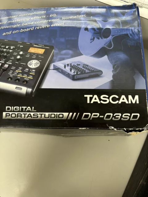 Tascam DP-03SD Digital Portastudio Recorder With Extras Used