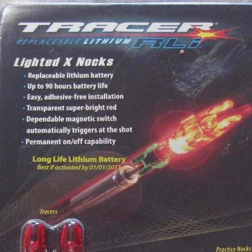 Tracer Easton RLi - Lighted Nocks - X Nock  - US patent # 6,390,642 3
