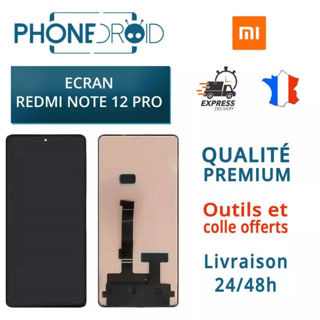 Écran complet + Tactile OLED Xiaomi Redmi Note 12 Pro 5G + Outils