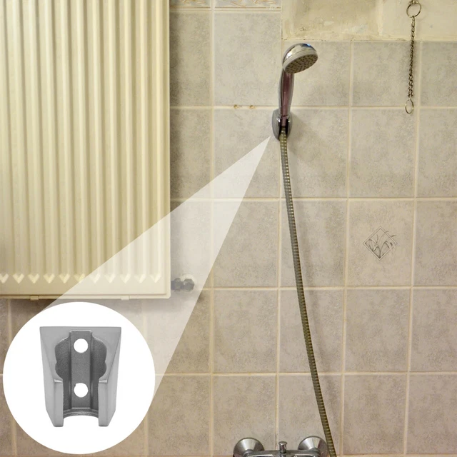 2 piezas Cabezal Ducha De Mano Ducha Base Boquilla Ajustable Fijo