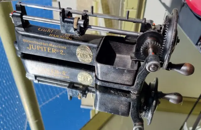 Jupiter 2 Bleistiftschärfmaschine Guhl & Harbeck, Bleistiftanspitzer