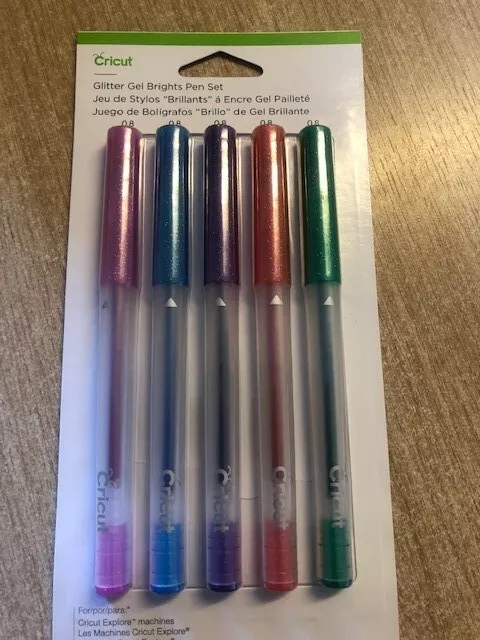 Glitter Gel Pen Set, Brights (5 ct.)