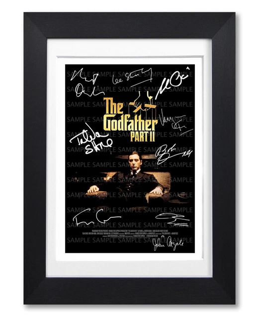 THE GODFATHER PART Ii 2 Movie Signed Poster Print Photo Autograph Gift