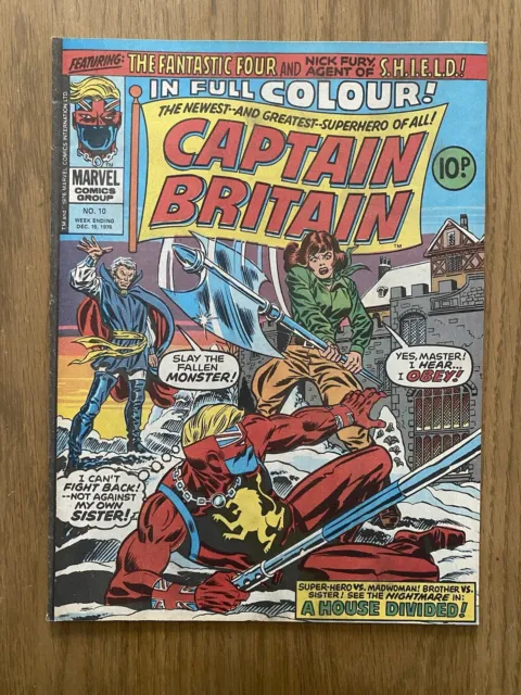 Captain Britain 10 3rd Psylocke Vol 1 RARE in US Avengers  X-men MCU VF