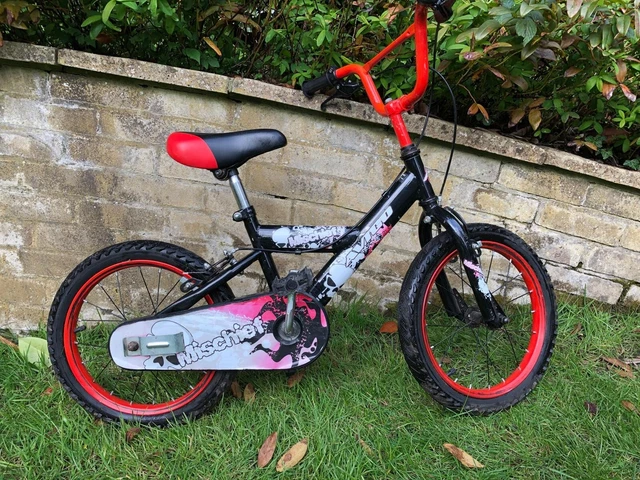 AVIGO MICHIEF 16 Wheel Boys Bike complete with stabilisers 9.99 PicClick UK