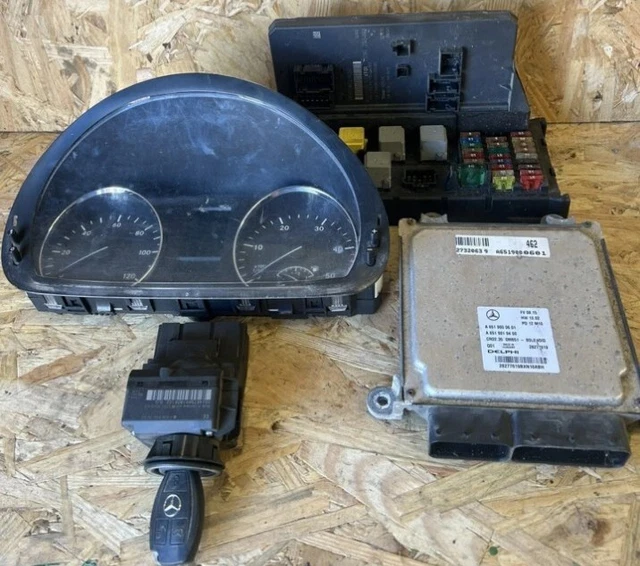 MERCEDES SPRINTER W906 Delphi ECU Kit Clock Fusebox A 651 900 06 01