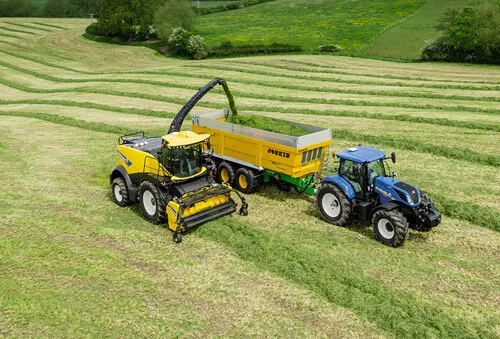 A3 Ford/New Holland Tractor T7 & FR920 Forage Harvester Silage Poster Brochure!