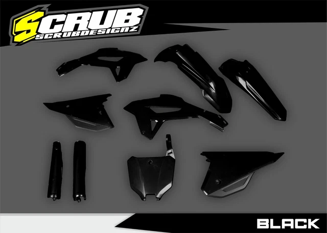 Kit Plastique Carénage Camouflage & Noir Pour Honda CRF450R/250R (2021-2024) - Neuf