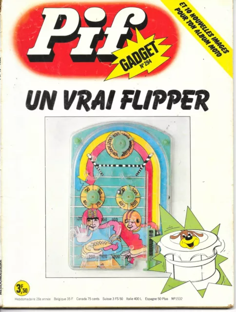 Pif Gadget N°294 - Ed. Vaillant -  Octobre 1974 - (Sans gadget) - ABE