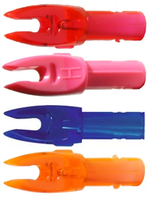 Easton H Nock 12 pack Orange Pink Red Blue for Bloodline Arrows