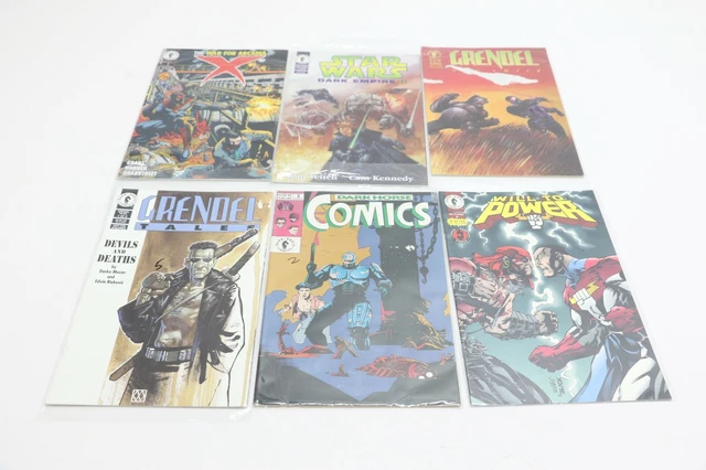 Lot of 6 Comic Books : Crendel Tales #1, Dark Horse #2, Will To Power, and More