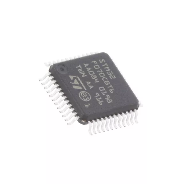 STM32F070CBT6 ARM Mikrocontroller Flash: 128kB 48MHz SRAM: 16kB LQFP48 STMicroel