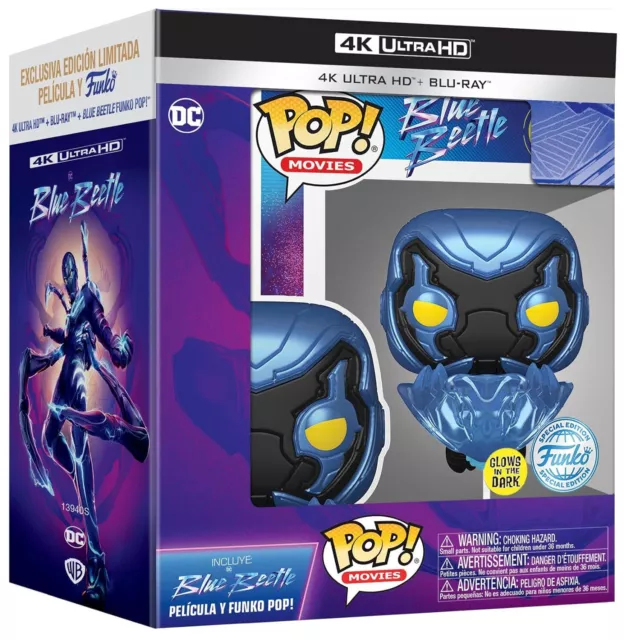 BLUE BEETLE *2 Disc / Funko Edition * (4K Ultra HD) NEW Region B Blu-ray