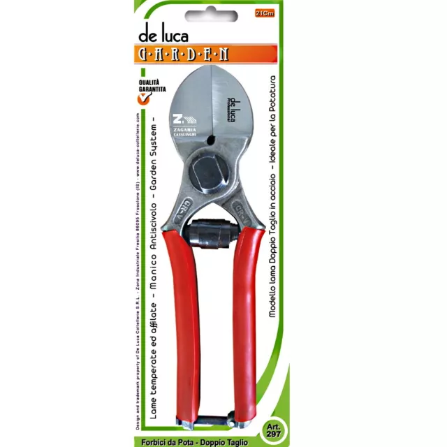 Forbice Da Pota A Doppio Taglio Potatura Per Frutta Frutteto Piante Agrumi 21 Cm