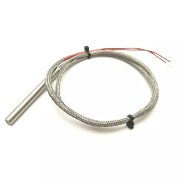 HCA H58748 Cartridge Heater, 2 1/2 x 1/4", 240VAC 65W, 24" Braided Wire