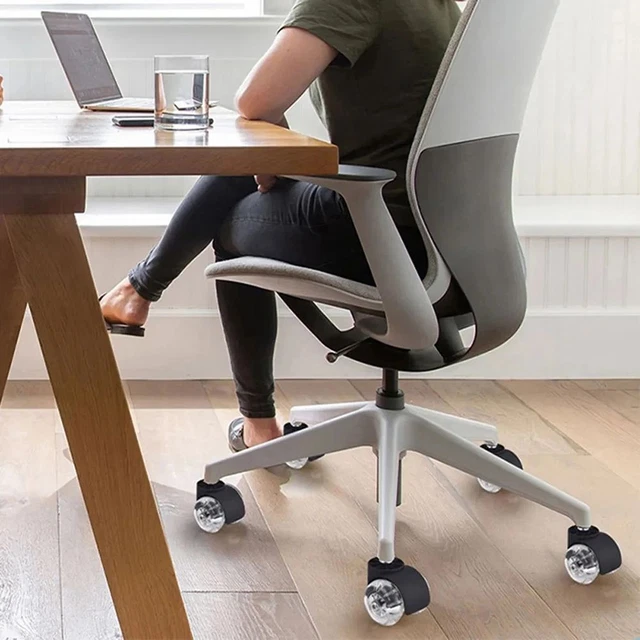 Rubber Swivel Office Chair Wheels Chair Caster Furniture Caster Mute Wheel