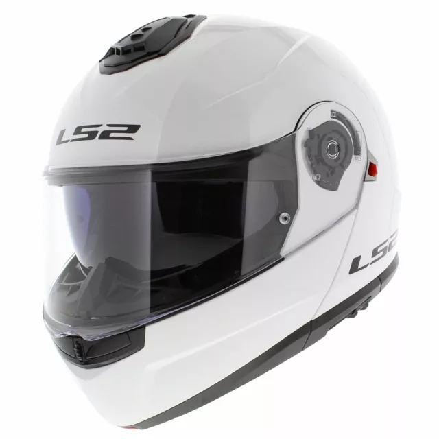 LS2 FF908 Strobe II helmet solid gloss white