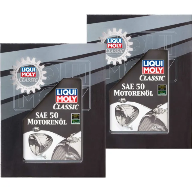 2x Liqui Moly Classic aceite motor SAE 50 Aceite de Motor 5L