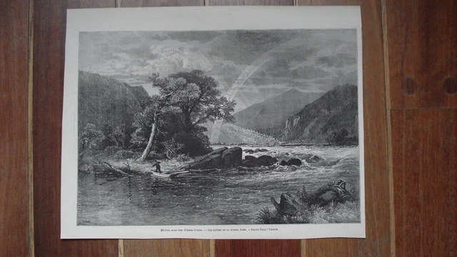 Lot De 7 Gravures Originales Du 19ème Siècle - Thèmes Géographie Et Châteaux De France