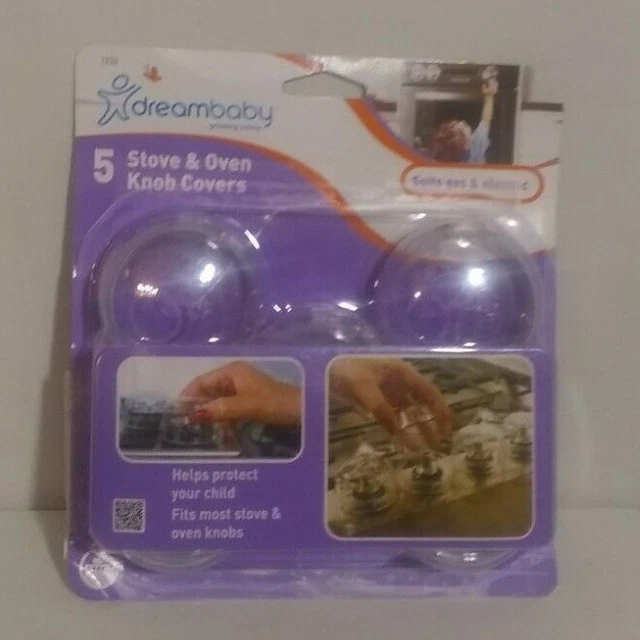 Dreambaby Clear View Stove Knob Covers 5 Pack B38