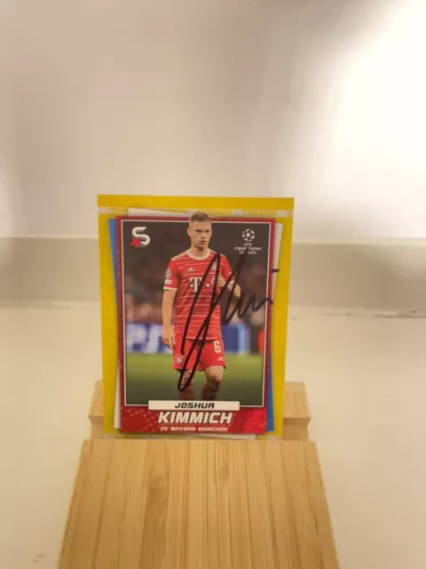 Match attax signiert Joshua Kimmich FC Bayern München NEU Autogramm Original DFB