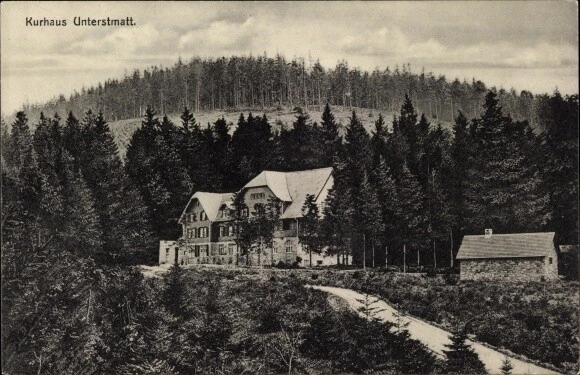Ak Unterstmatt Bühl in Baden, Kurhaus - 3741870