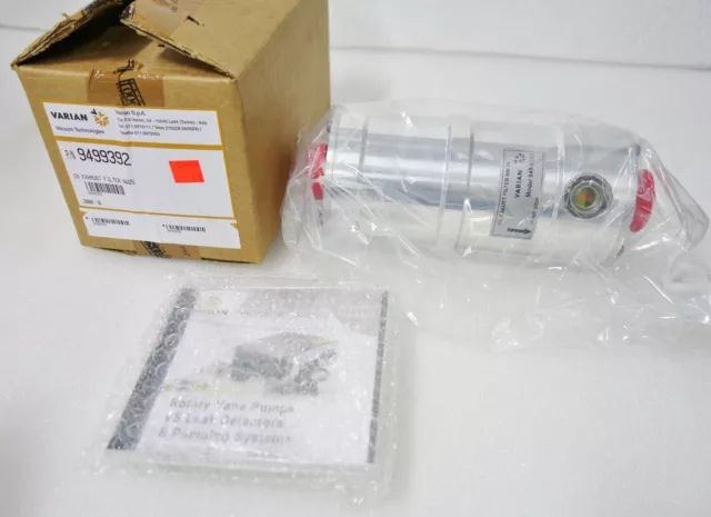 *New* Varian 9499392/949-9392 Oil Exhaust Filter Nw25 Ds Rotary Vane Vacuum Pump