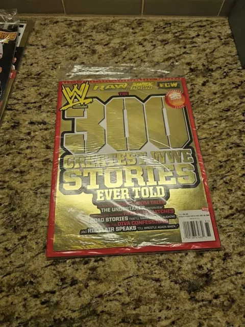 The 300 Greatest WWE Stories Ever Told WWE Magazine Special FACTORY SEALED 2008