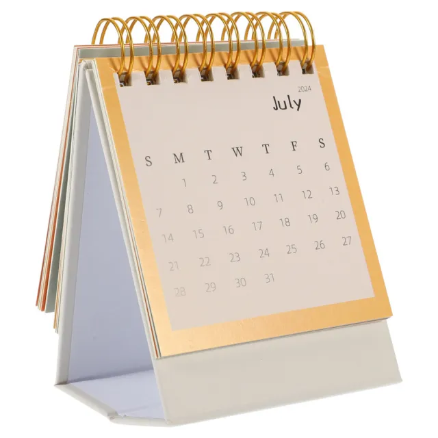 2024 Calendar Desk Desktop Monthly Standing Flip Decorate Office