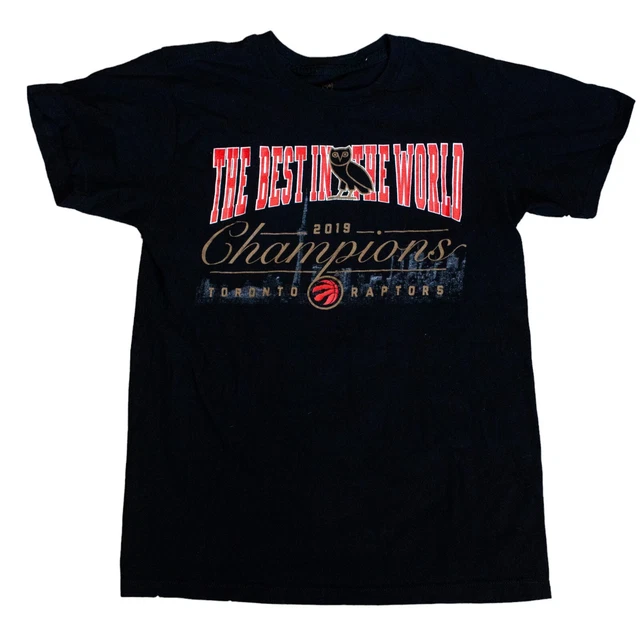 RARE DRAKE OVO x Raptors 2019 Champions The Best In The World Graphic ...