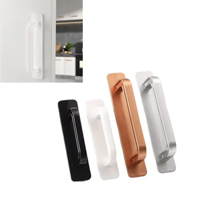 Cabinet Handles  Kitchen Door Handles Cupboard Pulls Drawer Knobs Self-adhesive;