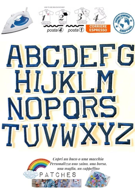 Varsity Lettera Un Ferro Su Toppa /Distintivo/Applique - Foto 12