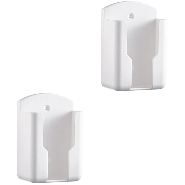 2x Organizador de Medios de Pared Caja Pared Teléfono Parar Caja de Tejido Organizador de Escritorio