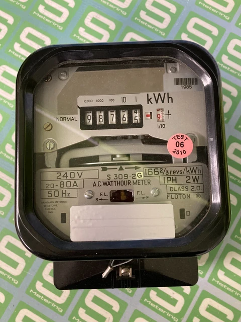 Vintage Sangamo Weston S309.2G Collectors Item electromechanical Meter 1985