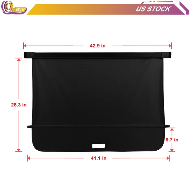 CARGO COVER FOR 2023 2024 Mazda CX50 Rear Retractable Security Shade