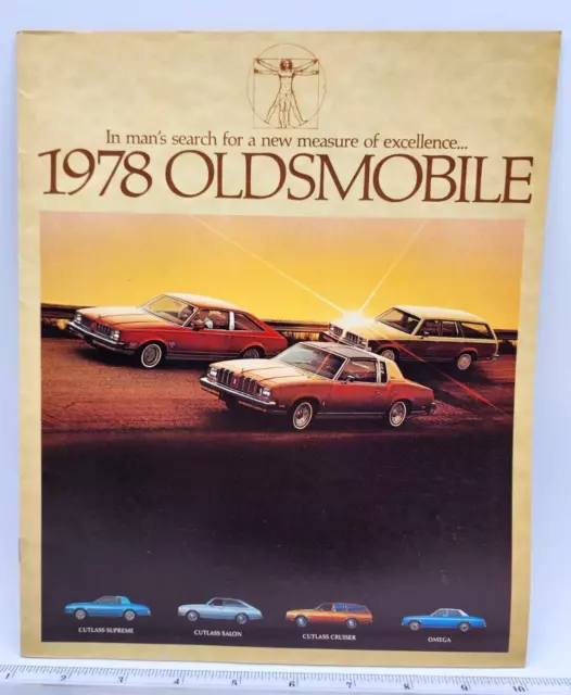 1978 Oldsmobile Cutlass Omega Cruiser Sales Brochure Salesman GM 26 Pages