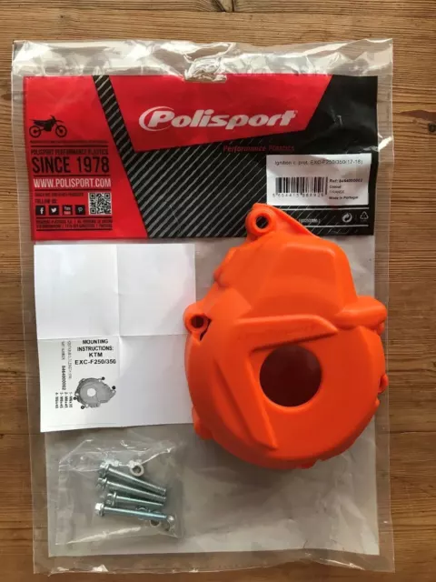 Ignition Cover Protector Guard Fits Ktm  Exc-F 250  Exc-F 350  2017-2020  Orange