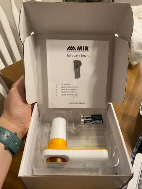 MIR Spirobank Smart | Personal Pocket Spirometer | New (Open Box)
