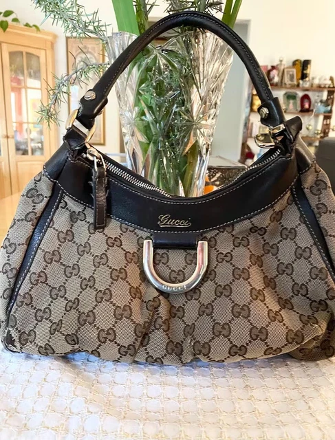 Authentic Gucci D Ring Abbey hobo bag. 3