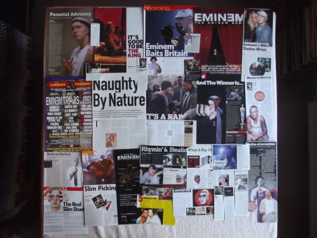 Eminem - Magazine Cuttings Collection - Clippings, Photos, Adverts X30.