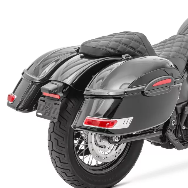 HARD SADDLEBAGS CDL Honda Rebel CMX 500 Shadow 750 Black Spirit