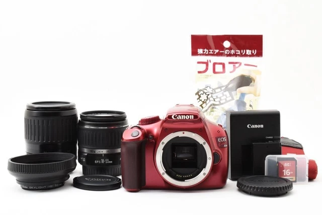 CANON EOS KISS X50 EF-S 18-55 IS II Lens Kit Red 553135 $406.72