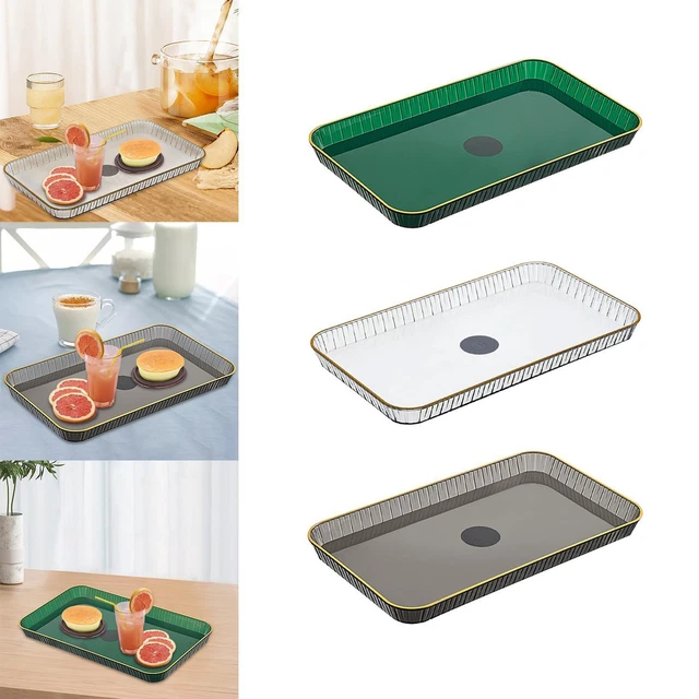 Plateaux à Compartiments Circulaires TranRantic - Lot De 6, 22.5 Cm | Pour Snacks, Fruits, Apéros