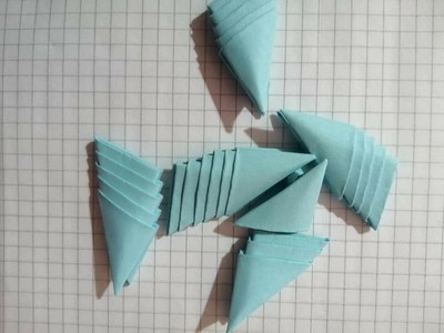 Colore Azzurro Reale 861 CreativaMente Cartoncini pretagliati e con Guide di Piegatura per Realizzare Origami 3D 