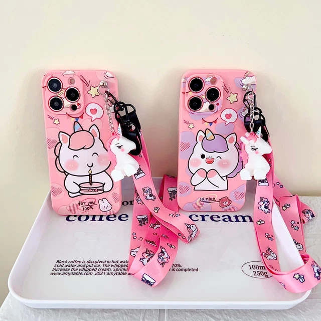 ISOI Cover con Cordino per Xiaomi 13T Pro, Custodia Trasparente con