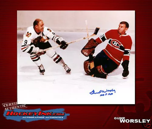 GUMP WORSLEY Signed Montreal Canadiens 8 X 10 -70003