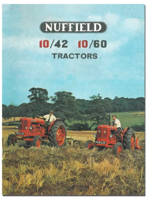 Nuffield 10/42 10/60 Tractor Brochure 1960s