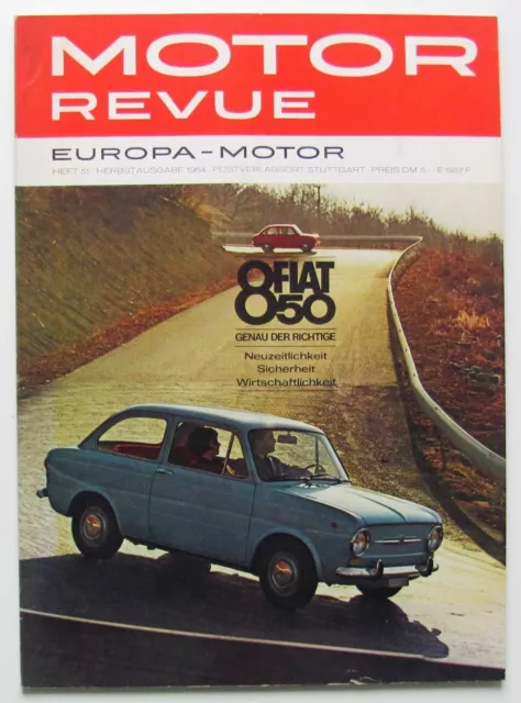 Motor Revue 1964 Nr. 51: * Entstehung des Porsche 901 * Glas 1300 GT * BRM Story