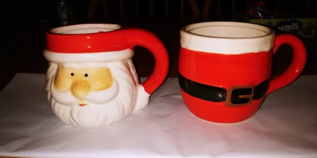 ROYAL NORFOLK SANTA Claus Suit And Face Christmas Beverage Cup Mug 3 ...