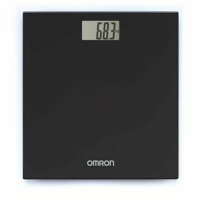 Balanza digital Omron 29 x 27 x 2,2 cm cristal negro